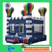 Juegos al aire libre trampolín bouncer grande inflable bouncers con globos para la fiesta